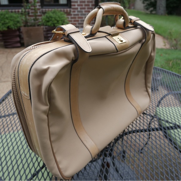 Gucci Vintage 1980s tan beige travel bag - Picture 5 of 16